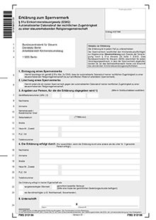 Sperrvermerk - Bauverein Rüstringen