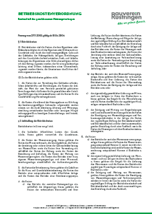 Betriebskostenvordnung - Bauverein Rüstringen