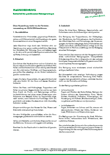 Hausordnung - Bauverein Rüstringen