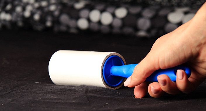 Fusselrolle für den Frühjahrsputz in der Wohnung