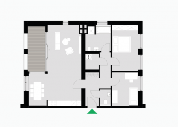 3 Zimmerwohnung Altbau - Typ A - Siebethsburg Wilhelmshaven