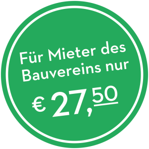 Für die Mieter des Bauvereins nur 27,50 Euro