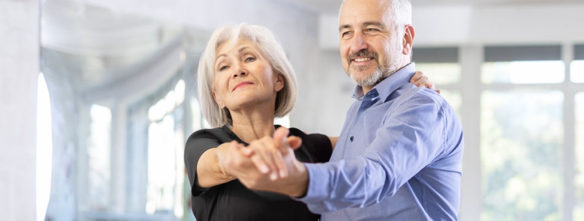 Paartanz beim Tango Argentino des Bauverein Rüstringens