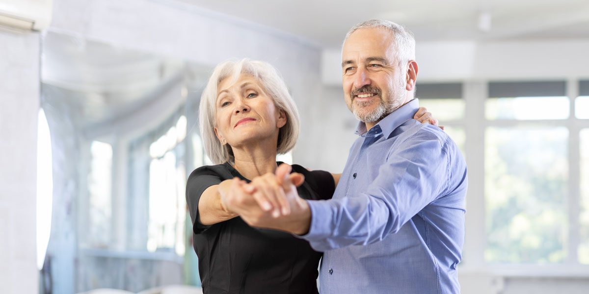 Paartanz beim Tango Argentino des Bauverein Rüstringens